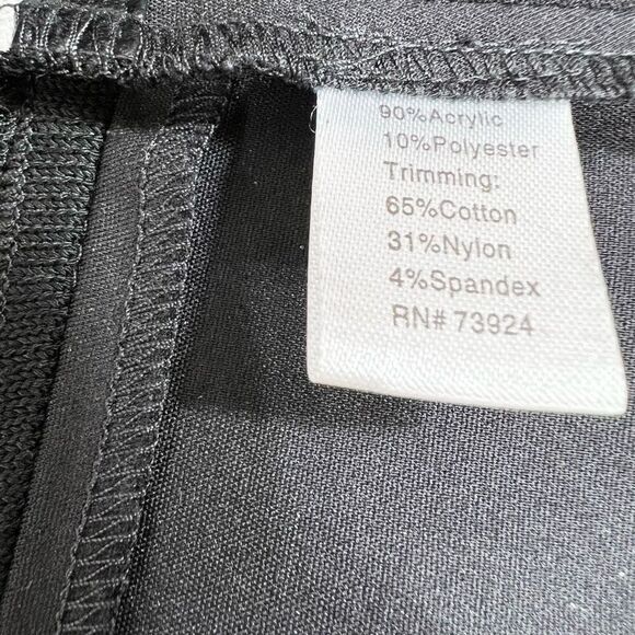 Ming Wang Jacket Womens PS Black & White Striped Color Block Open Front Petite - Picture 6 of 10